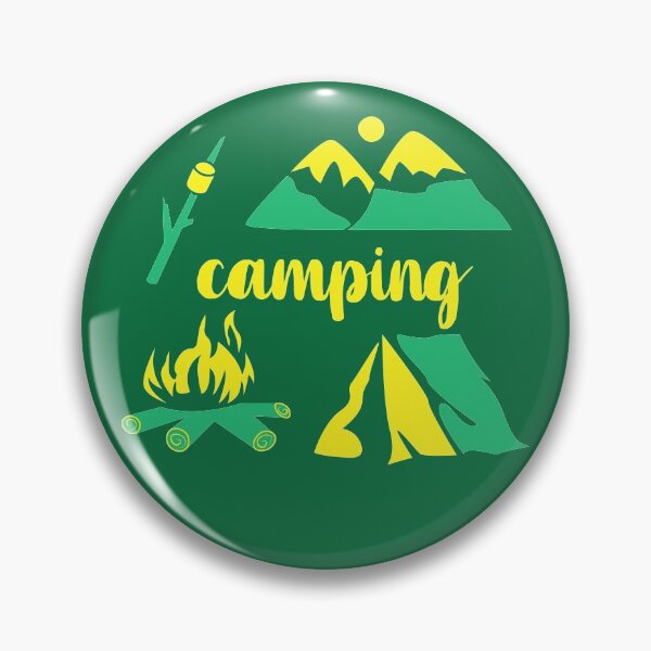 Item preview, Summer camping flat drawing designed and sold by CutieBlue.