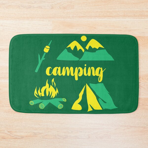 Item preview, Summer camping flat drawing designed and sold by CutieBlue.
