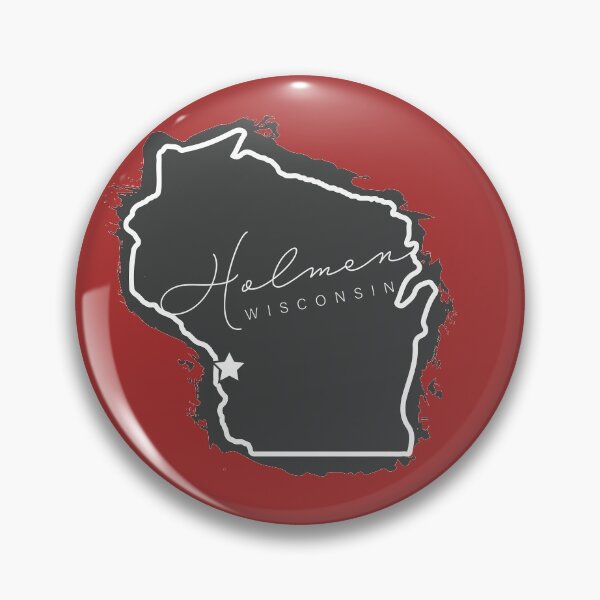 Item preview, Holmen Wisconsin State - Painted Map designed and sold by SaltyLoon.