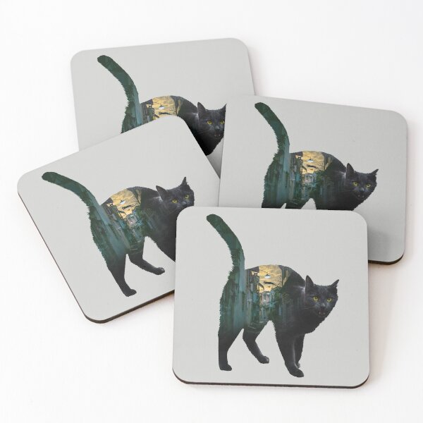Item preview, Black Cat City Double Exposure designed and sold by AwesomeProject.