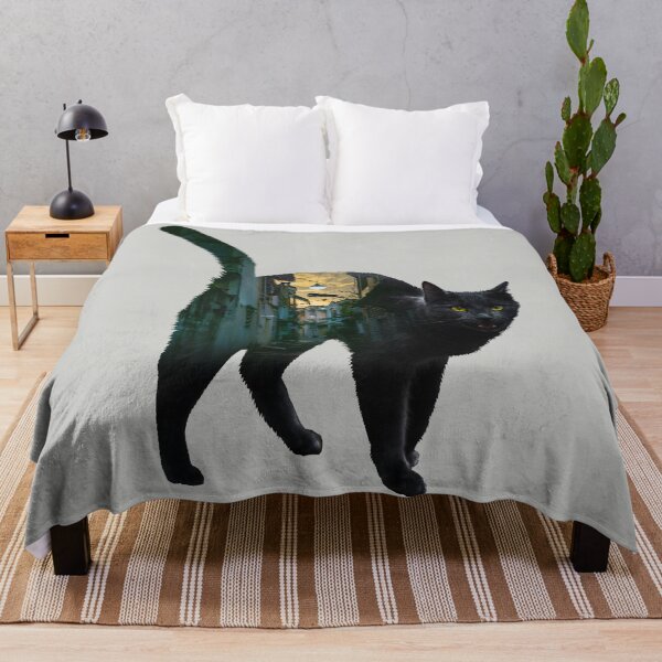 Item preview, Black Cat City Double Exposure designed and sold by AwesomeProject.