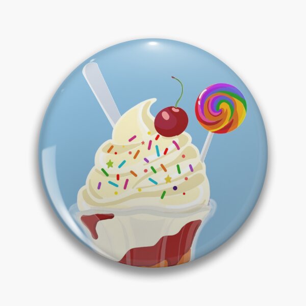 Item preview, Rainbow sundae  designed and sold by Purplepugprints.