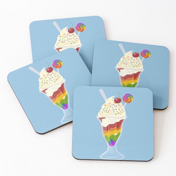 Item preview, Rainbow sundae  designed and sold by Purplepugprints.