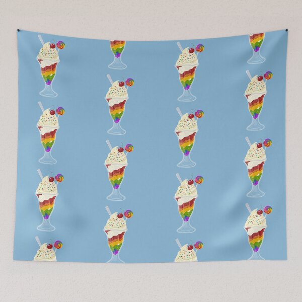 Item preview, Rainbow sundae  designed and sold by Purplepugprints.