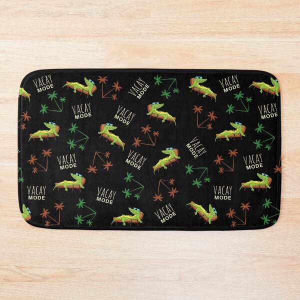 Item preview, Funny Vacay Mode Crocodile With Sunglasses ( black) designed and sold by dass-art.