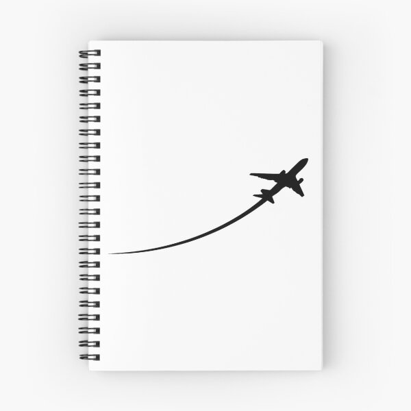 Item preview, Avión minimalista con estela de condensación designed and sold by avionbubble.