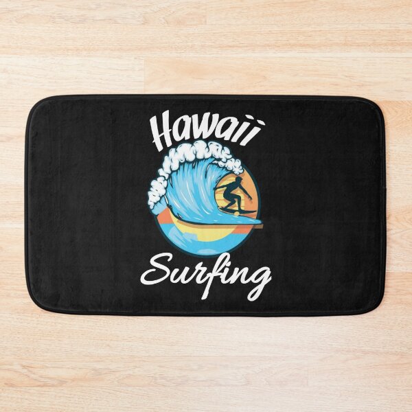 Item preview, Hawaii Surfing Funny Vintage Sunset and Blue Ocean Waves designed and sold by adityanik.