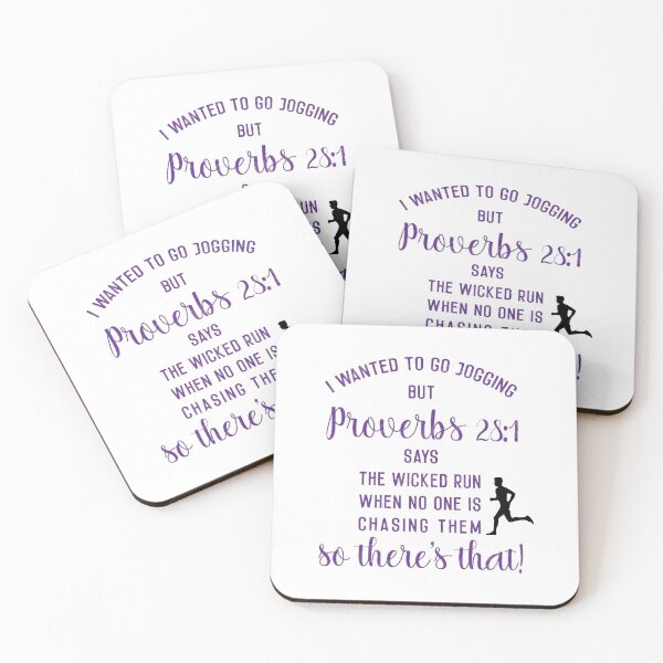 Item preview, Quería trotar pero Proverbios 28 1 designed and sold by Maniacteeshop.