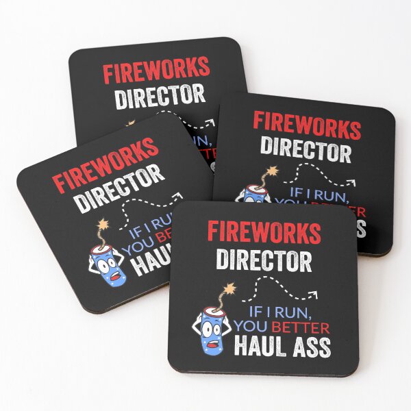 Item preview, Fireworks Director - If I Run, You Better Haul Ass (Funny 4th July) designed and sold by sherwinc.