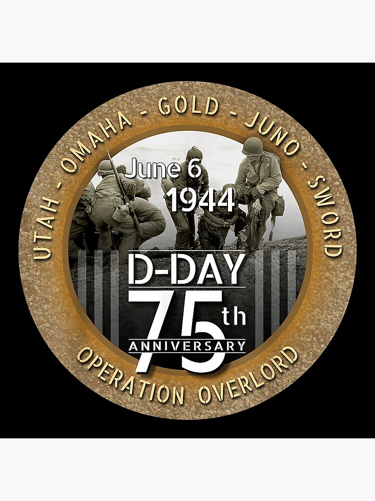 WWII D-Day 75th Anniversary T Shirt Utah Beach Rescue Tee WWII D-Day 75th Anniversary T Shirt Utah Beach Rescue Tee