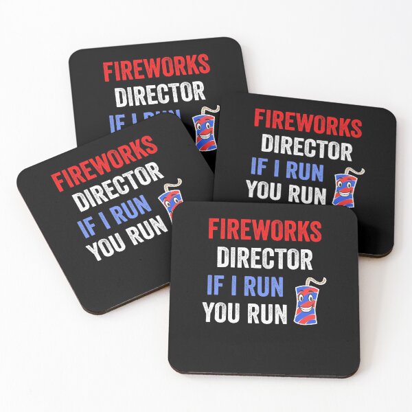 Item preview, Fireworks Director - If I Run, You Run (Funny 4th July) designed and sold by sherwinc.