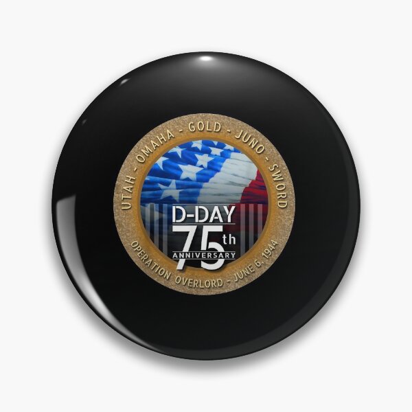 Item preview, WWII D-Day 75th Anniversary Patriotic Flag designed and sold by ameliebo0708.