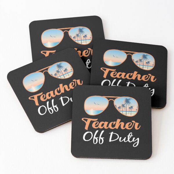 Item preview, Teacher Off Duty , Sunglasses Beach Sunset Summer designed and sold by SaliDesigner.