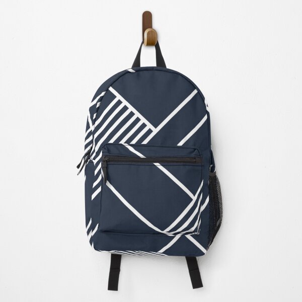 Item preview, Geometric Navy and White Abstract designed and sold by MA DESIGNS.