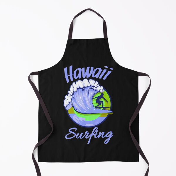 Item preview, Hawaii Surfing Funny Vintage Sunset and Blue Ocean Waves designed and sold by adityanik.