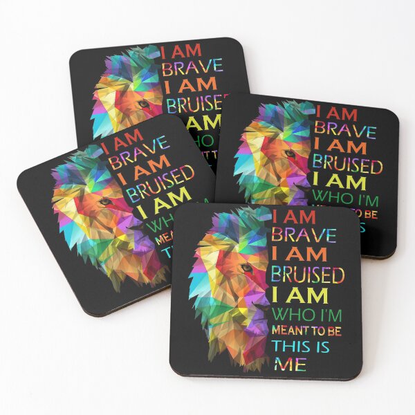 Item preview, LGBT LION I AM BRAVE I AM BRUISED I AM WHO designed and sold by GilmoPollard88.