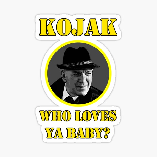 Kojak 70s series Sticker