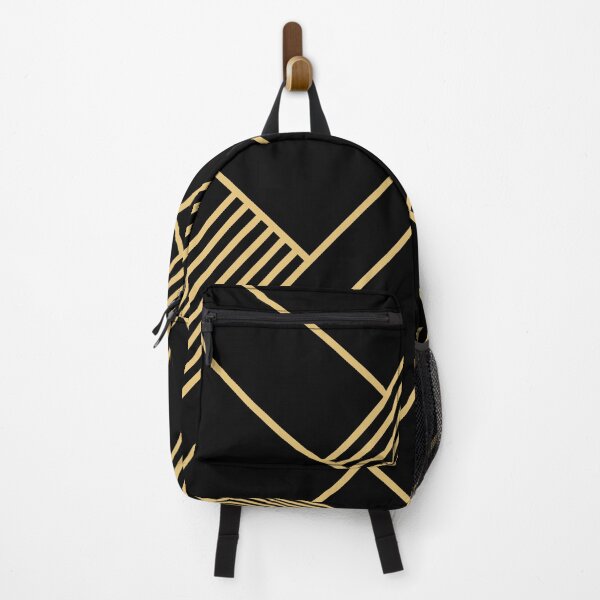 Item preview, Black and Gold Lines Abstract designed and sold by MA DESIGNS.