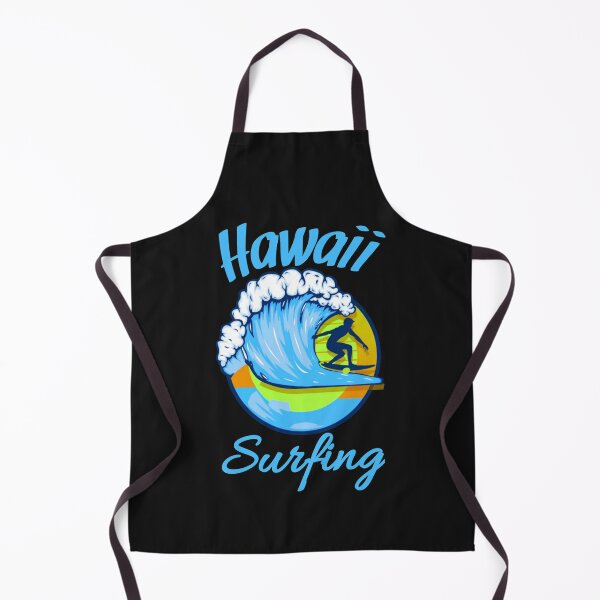 Item preview, Hawaii Surfing Funny Vintage Sunset and Blue Ocean Waves designed and sold by adityanik.