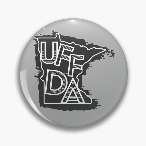 Item preview, Uffda Minnesota State | Painted Map Graphic designed and sold by SaltyLoon.