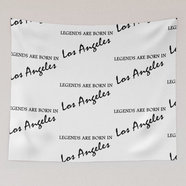Item preview, Legends Are Born In Los Angeles Letter Black designed and sold by designArt95.