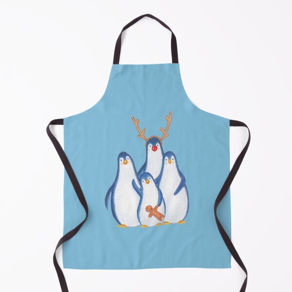Item preview, family of festive christmas penguins designed and sold by EllenLambrichts.