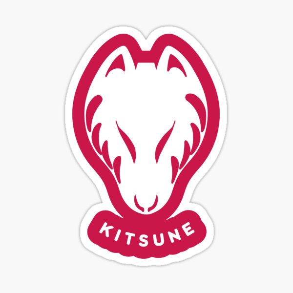Artikel-Vorschau von Traditionelle japanische Masken, Kitsune, stilisiertes Design, designt und verkauft von martodesign.
