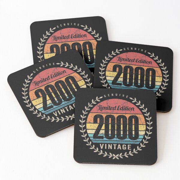 Item preview, 2000 Year Retro Vintage Style Birthday Anniversary Reunion Event Logo designed and sold by hobrath.