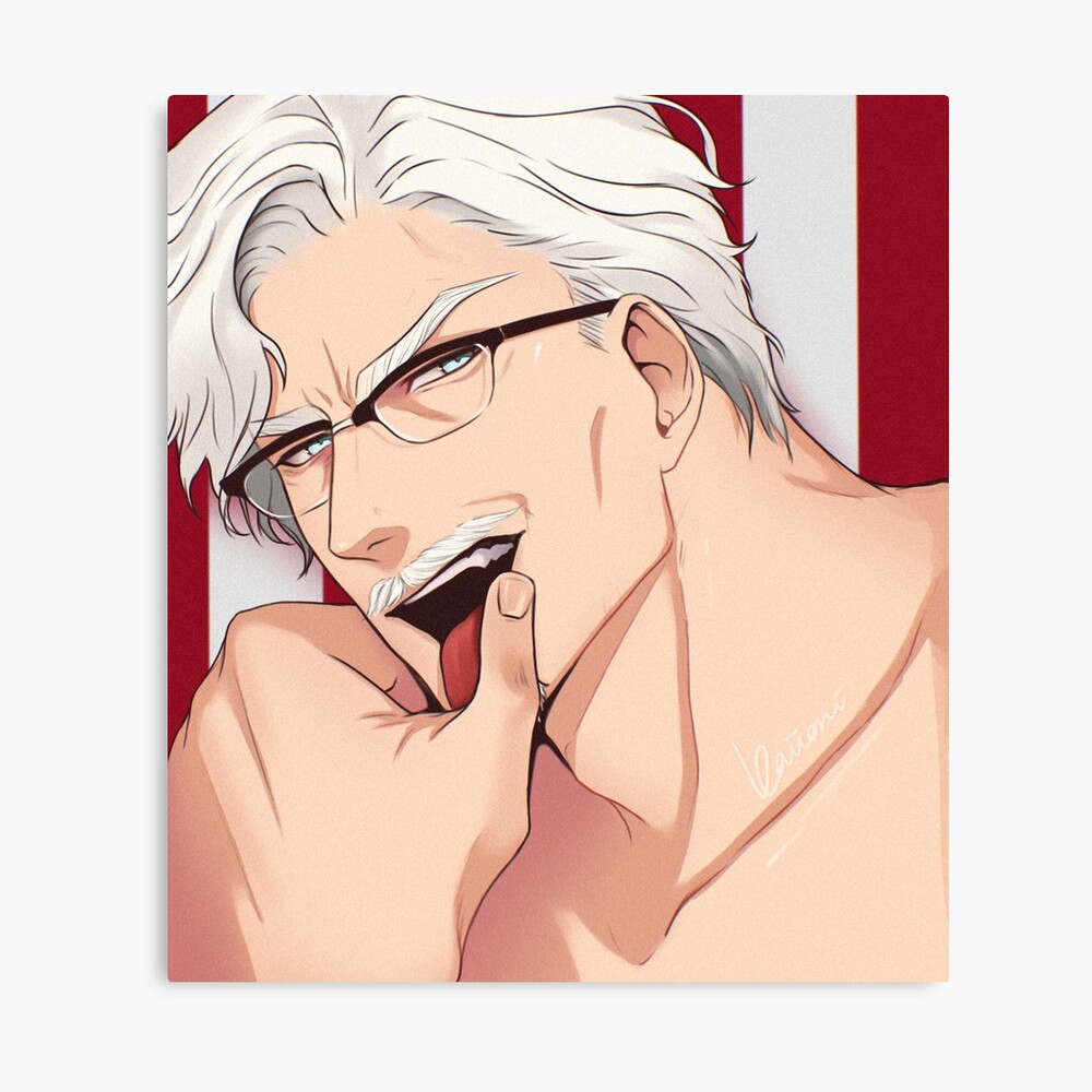 Colonel Sanders Kfc Fanart Throw Pillow By Kaiioni Redbubble