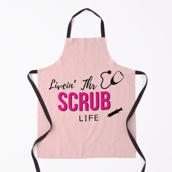 Item preview, Livin the scrub life, Funny Nurse Quotes designed and sold by Mintrashop.