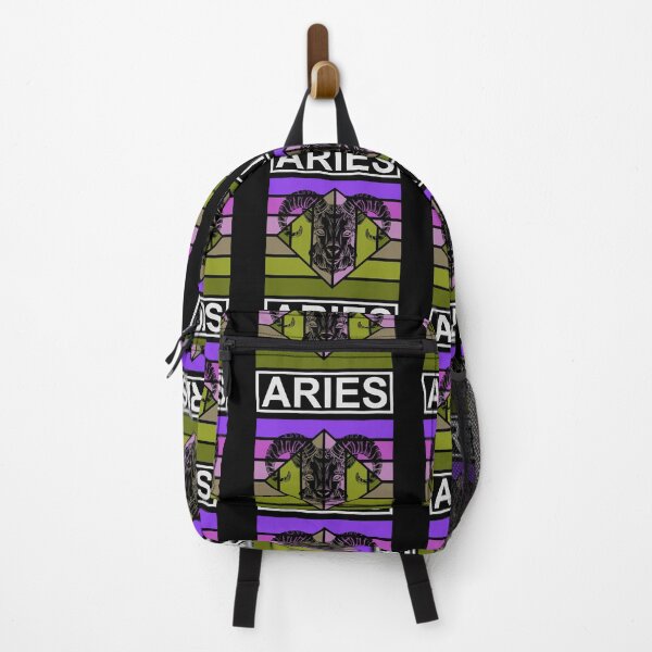 Item preview, Aries Zodiac Symbol Retro Stripe Style designed and sold by Trinket-Trickster.