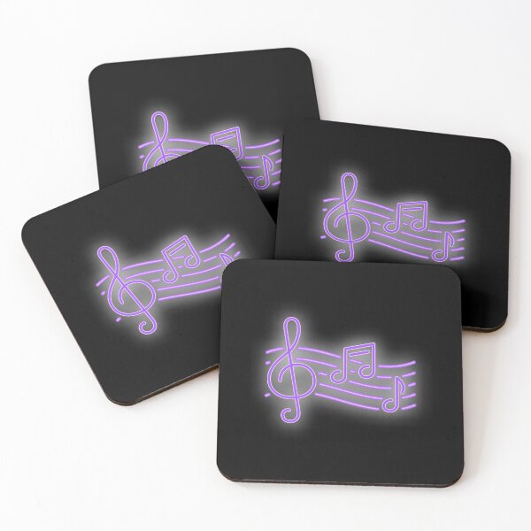 Item preview, purple glow music notes designed and sold by Dynamic-Design.