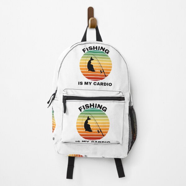 Item preview, Retro Fishing is my Cardio (Black Text) designed and sold by CaitU.