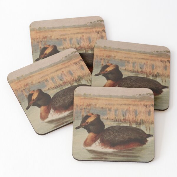 Item preview, Horned Grebe Swimming In The Lake designed and sold by laguitan10.