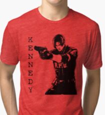 Leon Kennedy Resident Evil 2 Tri-blend T-Shirt