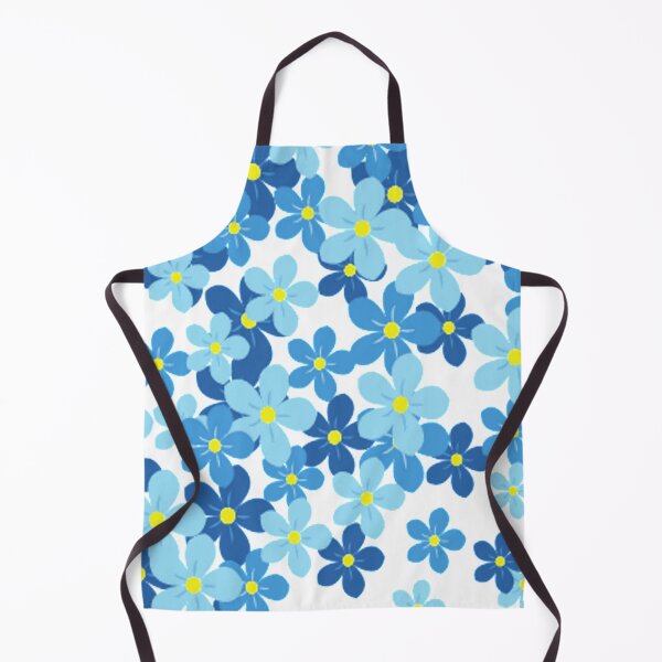 Item preview, Blue Flowers Pattern designed and sold by Pinkaudi.