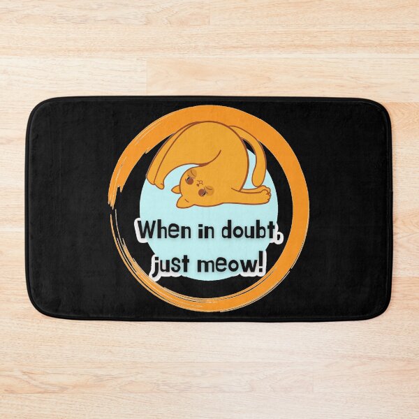 Item preview, Just Meow - Cute Cat Quote designed and sold by iamwowie.