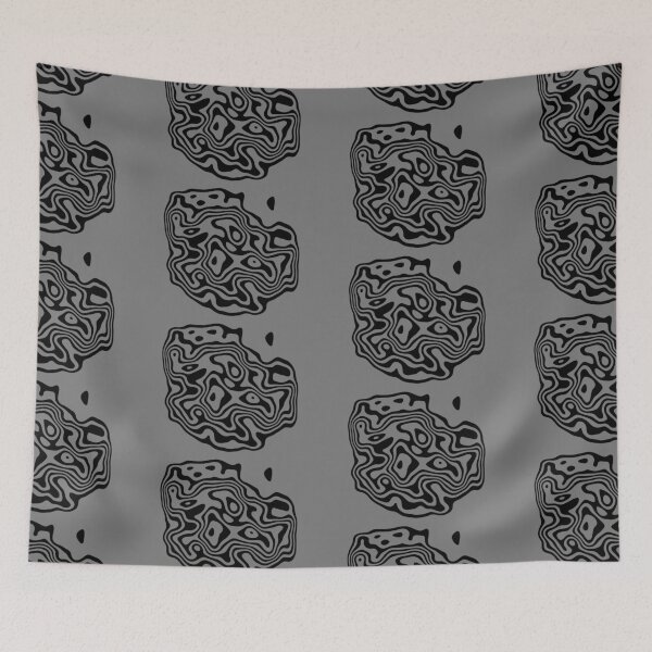 Item preview, Contour design - black and grey designed and sold by rahilvalani.
