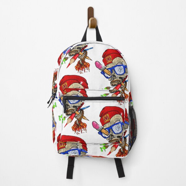 Item preview, Hipster skull designed and sold by badrabbitgraphx.