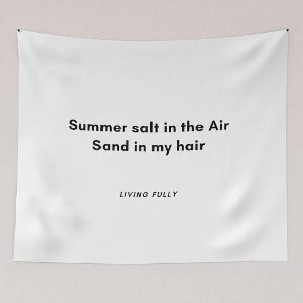 Item preview, Summer salt in the Air Sand in my hair. Living fully  designed and sold by girlschance.