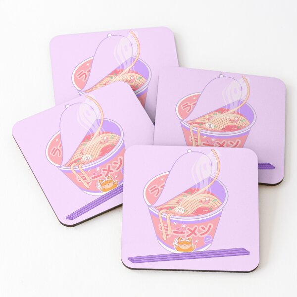 Item preview, kawaii Pink Instant Ramen designed and sold by soumayajp.