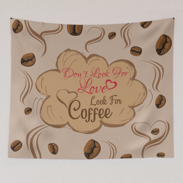 Item preview, Vintage coffee seamless pattern with funny coffee quotes for coffee lover gifts - Funny coffee quotes designed and sold by Alice-Elgawi.