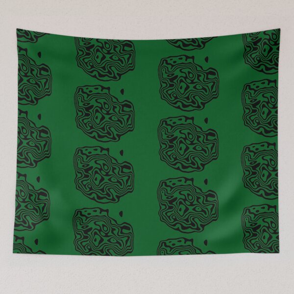 Item preview, Contour design - black and dark green designed and sold by rahilvalani.