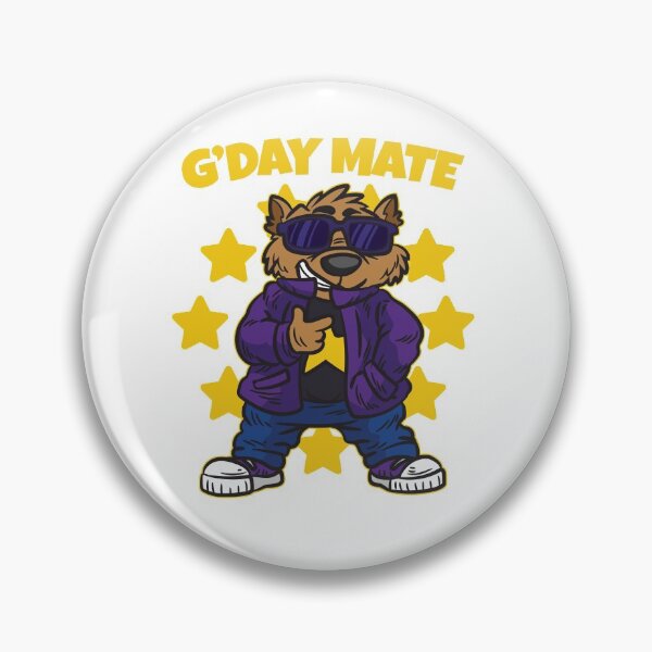 Item preview, G'day Mate Australian Wombat designed and sold by Moonpie90.