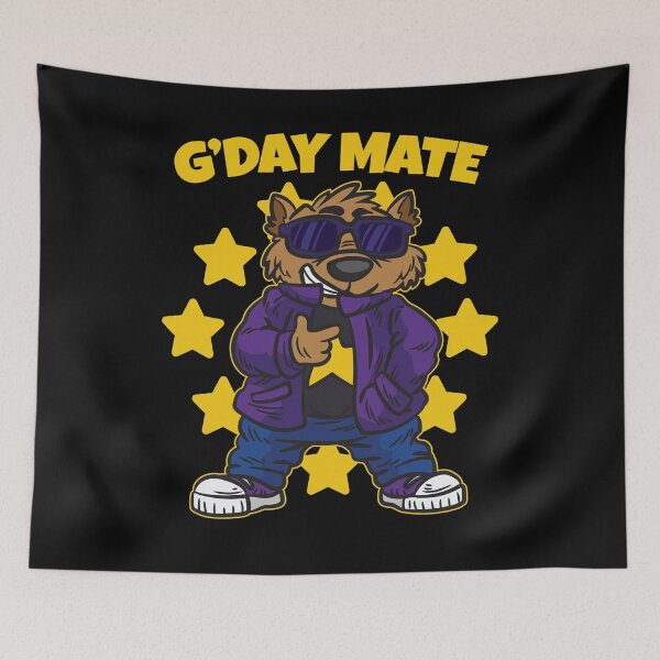 Item preview, G'day Mate Australian Wombat designed and sold by Moonpie90.