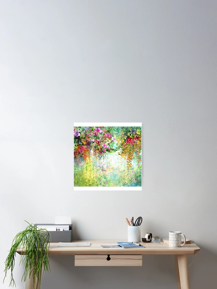 Thumbnail 2 of 3, Poster, Abstract flower designed and sold by RnCLand.