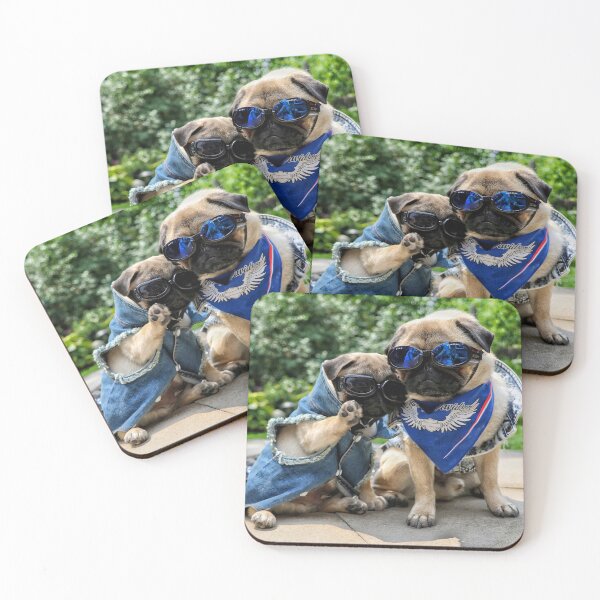Item preview, BadAss High Five Pugs designed and sold by IgorandZombie.
