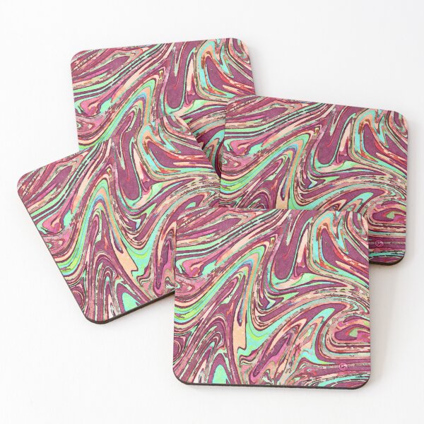 Item preview, Marbled Watercolour (painterly streaky abstract) designed and sold by PaisleyMcNoodle.