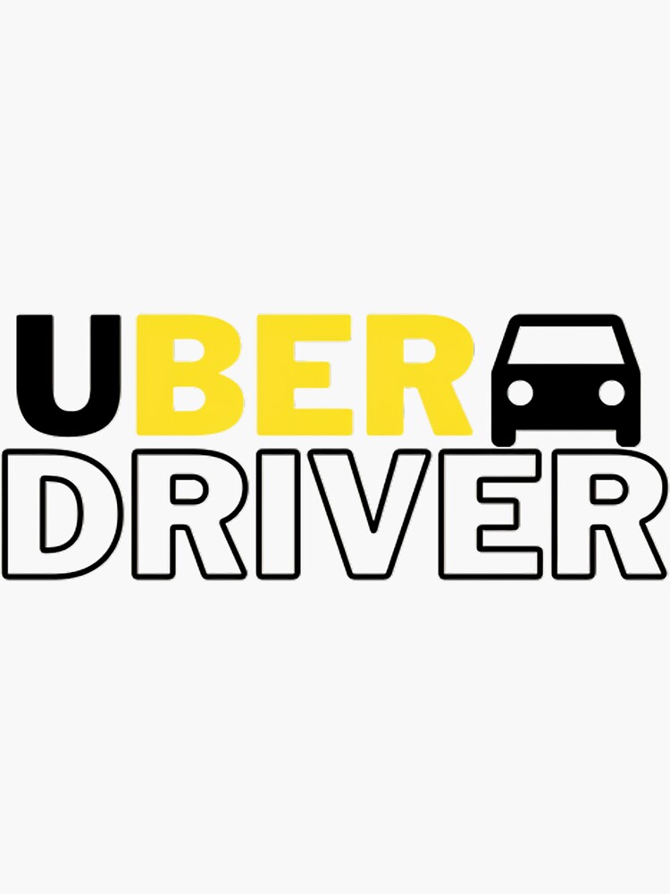 "Uber Driver" Sticker for Sale by cherubim84 Redbubble