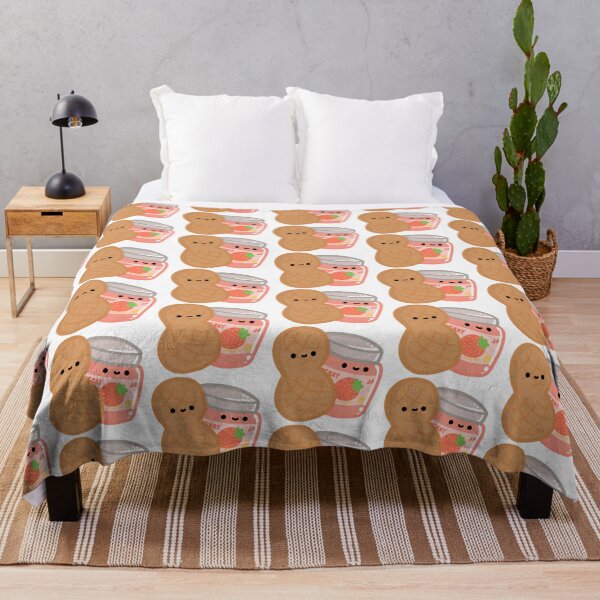 Item preview, kawaii and cute peanut butter and strawberry jelly designed and sold by GLwithUs.